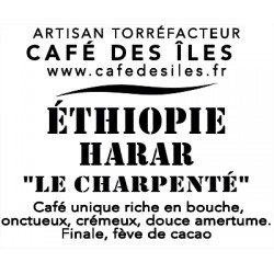 Éthiopie Harar "Le charpenté" - 250 g - 31€/kg