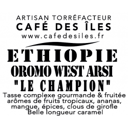 Éthiopie Oromo "Le champion" - 250 g - 30€/kg
